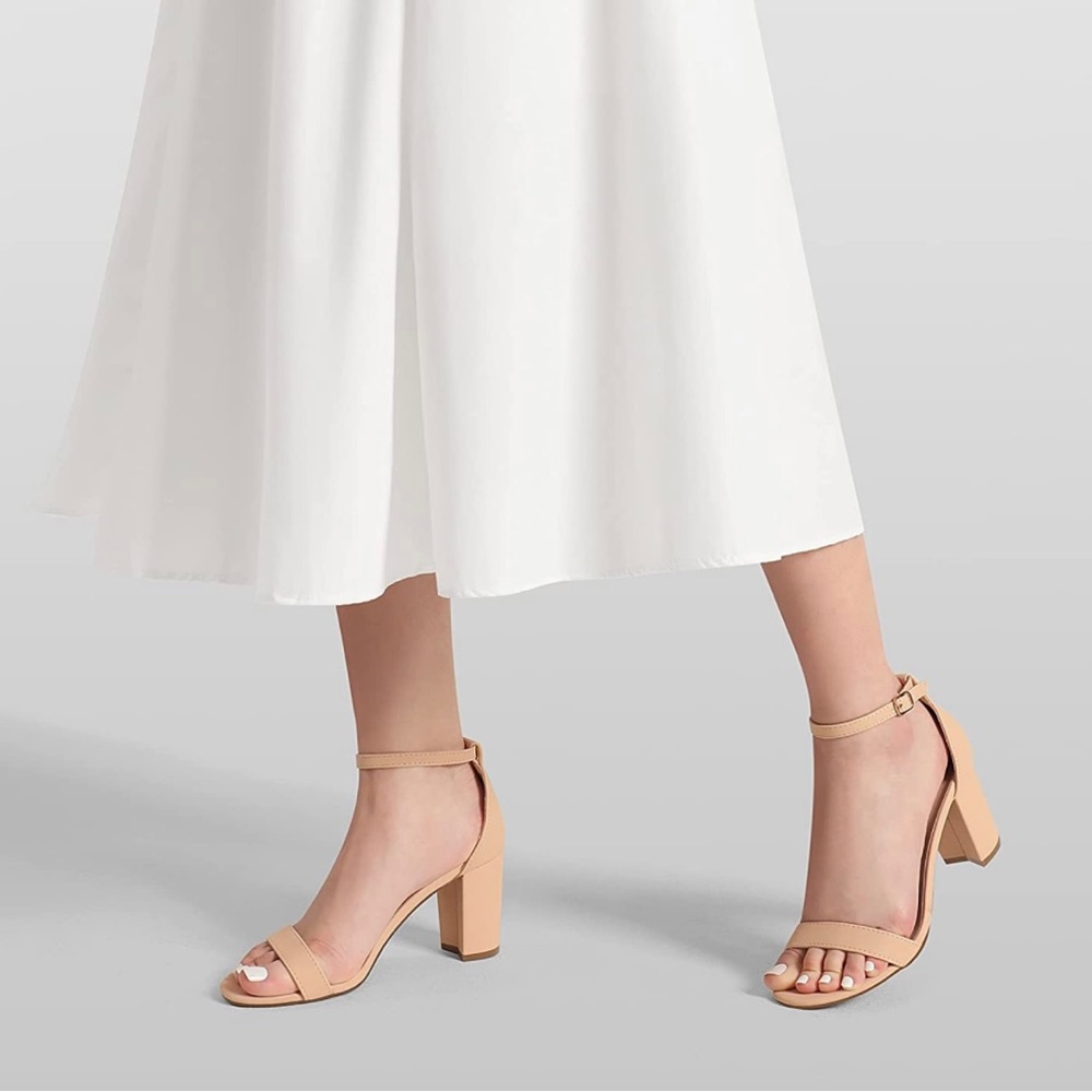 Low Heel Pump Sandals